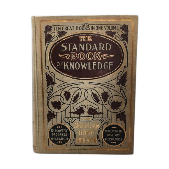 VINTAGE 1904 The Standard Book of Knowledge: Ten Great Books in One Volume - Picture 1 of 10
